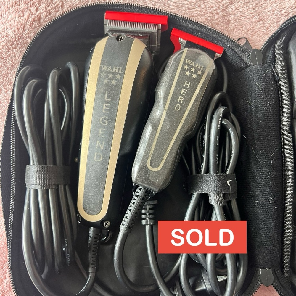 SOLD $40 Wahl Professional Barber Combo with Legend Clipper and Hero Trimmer